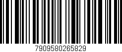 Código de barras (EAN, GTIN, SKU, ISBN): '7909580265829'