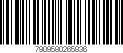 Código de barras (EAN, GTIN, SKU, ISBN): '7909580265836'
