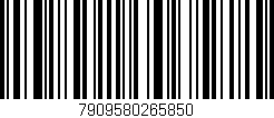 Código de barras (EAN, GTIN, SKU, ISBN): '7909580265850'