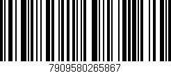 Código de barras (EAN, GTIN, SKU, ISBN): '7909580265867'