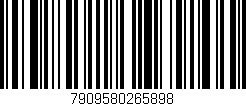 Código de barras (EAN, GTIN, SKU, ISBN): '7909580265898'