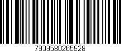 Código de barras (EAN, GTIN, SKU, ISBN): '7909580265928'