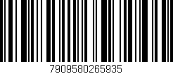 Código de barras (EAN, GTIN, SKU, ISBN): '7909580265935'