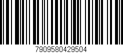 Código de barras (EAN, GTIN, SKU, ISBN): '7909580429504'