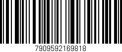Código de barras (EAN, GTIN, SKU, ISBN): '7909592169818'