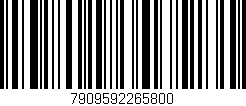 Código de barras (EAN, GTIN, SKU, ISBN): '7909592265800'