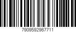 Código de barras (EAN, GTIN, SKU, ISBN): '7909592967711'