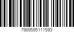 Código de barras (EAN, GTIN, SKU, ISBN): '7909595111593'