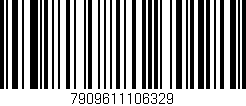 Código de barras (EAN, GTIN, SKU, ISBN): '7909611106329'