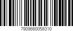 Código de barras (EAN, GTIN, SKU, ISBN): '7909660058310'