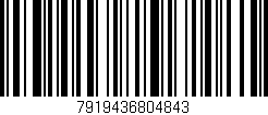 Código de barras (EAN, GTIN, SKU, ISBN): '7919436804843'