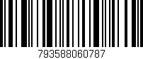 Código de barras (EAN, GTIN, SKU, ISBN): '793588060787'