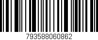 Código de barras (EAN, GTIN, SKU, ISBN): '793588060862'