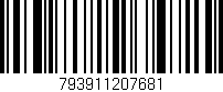 Código de barras (EAN, GTIN, SKU, ISBN): '793911207681'