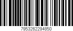 Código de barras (EAN, GTIN, SKU, ISBN): '7953262294850'