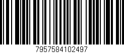 Código de barras (EAN, GTIN, SKU, ISBN): '7957584102497'