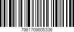 Código de barras (EAN, GTIN, SKU, ISBN): '7961709605336'
