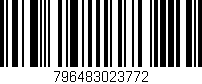 Código de barras (EAN, GTIN, SKU, ISBN): '796483023772'