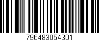 Código de barras (EAN, GTIN, SKU, ISBN): '796483054301'