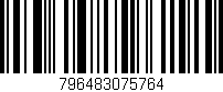 Código de barras (EAN, GTIN, SKU, ISBN): '796483075764'