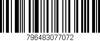 Código de barras (EAN, GTIN, SKU, ISBN): '796483077072'