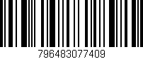 Código de barras (EAN, GTIN, SKU, ISBN): '796483077409'