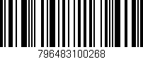 Código de barras (EAN, GTIN, SKU, ISBN): '796483100268'
