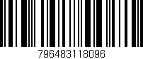 Código de barras (EAN, GTIN, SKU, ISBN): '796483118096'