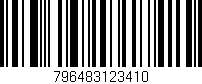 Código de barras (EAN, GTIN, SKU, ISBN): '796483123410'