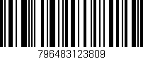 Código de barras (EAN, GTIN, SKU, ISBN): '796483123809'