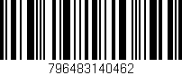 Código de barras (EAN, GTIN, SKU, ISBN): '796483140462'
