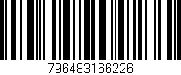 Código de barras (EAN, GTIN, SKU, ISBN): '796483166226'