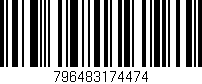 Código de barras (EAN, GTIN, SKU, ISBN): '796483174474'