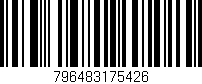 Código de barras (EAN, GTIN, SKU, ISBN): '796483175426'