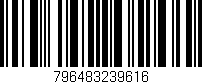 Código de barras (EAN, GTIN, SKU, ISBN): '796483239616'