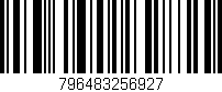 Código de barras (EAN, GTIN, SKU, ISBN): '796483256927'