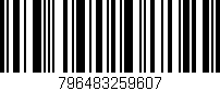 Código de barras (EAN, GTIN, SKU, ISBN): '796483259607'