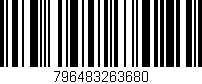 Código de barras (EAN, GTIN, SKU, ISBN): '796483263680'