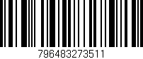 Código de barras (EAN, GTIN, SKU, ISBN): '796483273511'
