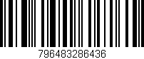 Código de barras (EAN, GTIN, SKU, ISBN): '796483286436'