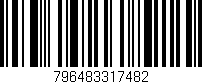 Código de barras (EAN, GTIN, SKU, ISBN): '796483317482'