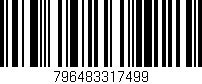 Código de barras (EAN, GTIN, SKU, ISBN): '796483317499'