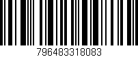 Código de barras (EAN, GTIN, SKU, ISBN): '796483318083'