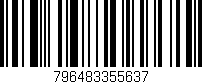 Código de barras (EAN, GTIN, SKU, ISBN): '796483355637'