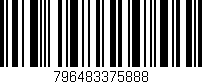 Código de barras (EAN, GTIN, SKU, ISBN): '796483375888'