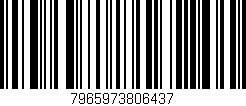 Código de barras (EAN, GTIN, SKU, ISBN): '7965973806437'