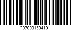 Código de barras (EAN, GTIN, SKU, ISBN): '7978831594131'
