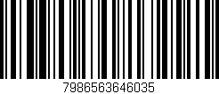 Código de barras (EAN, GTIN, SKU, ISBN): '7986563646035'