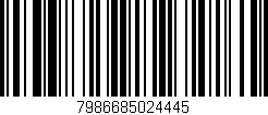 Código de barras (EAN, GTIN, SKU, ISBN): '7986685024445'