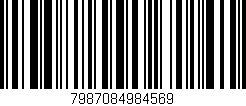 Código de barras (EAN, GTIN, SKU, ISBN): '7987084984569'